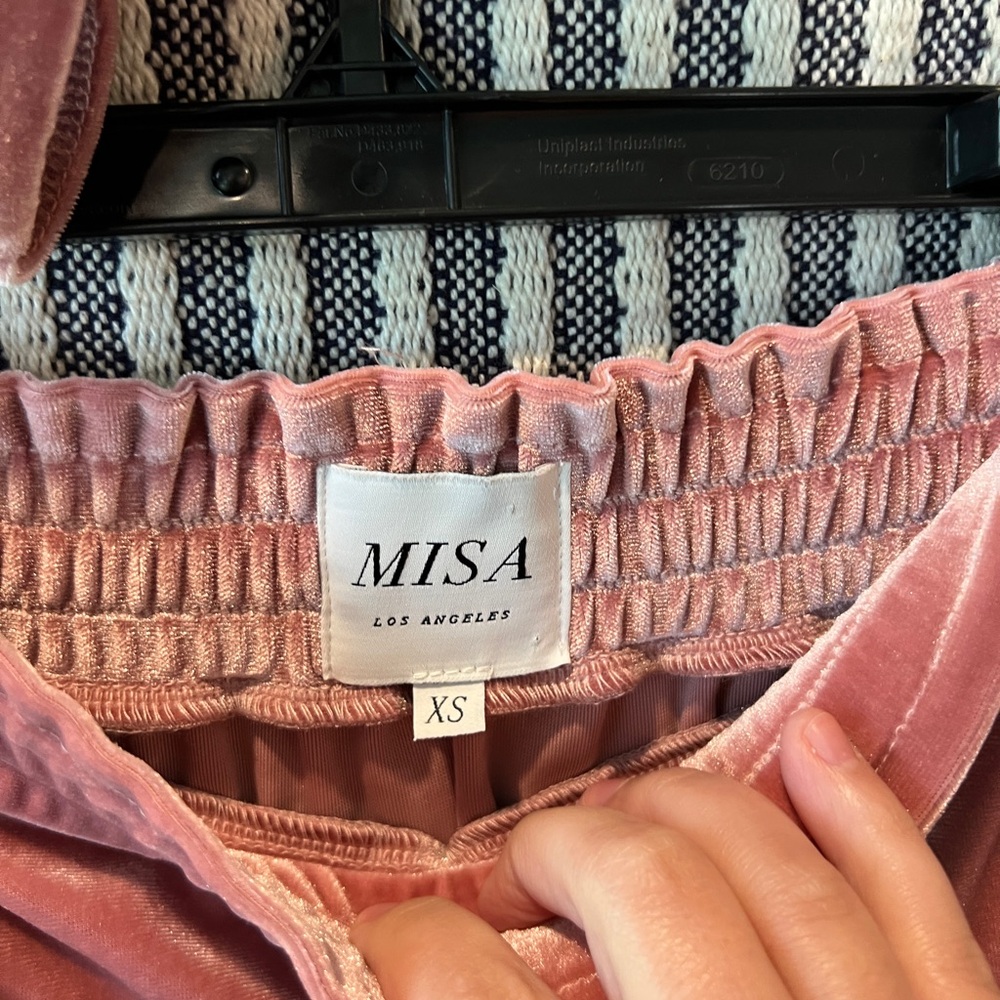 Miss Los Angeles women’s 2 piece velvet set size XS - Picture 6 of 15